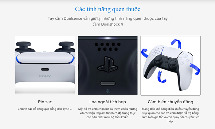 TNC Store Tay Cầm Sony PS5 Dualsense Cobalt Blue